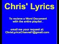 Chris&#39; Lyrics email