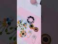 Handmade Earrings for Navratri 🌸 | DIY Jewelry Shorts ✨#Navratri2025 #DIYJewelry