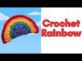 EASY CROCHET RAINBOW FOR BEGINNERS | How to crochet a rainbow | Easy Crochet Rainbow