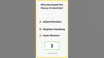 Who developed the theory of relativity?#shorts #short #youtubeshorts
