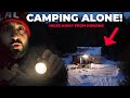 Alone in the Woods: Off-Grid Cabin Camping &amp; Bedroom Renovation