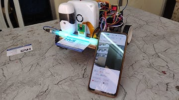 IoT Sanitization Robot with UV light and voice announcement using Raspberry pi
