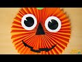 How to make a Paper Pumpkin? - Halloween Decorations