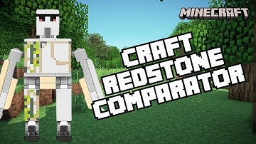 How to Craft Redstone Comparator in Minecraft 2024?