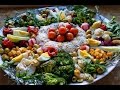 المطبخ المغربي سلطة الجردة منوعة للمناسبات  The Garden Salad Platter Moroccan Cuisine