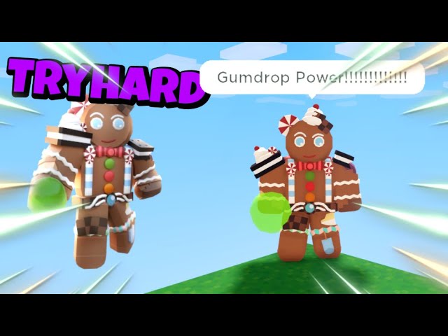 The Gingerbread Man KIT* makes PLAYERS CRY! in ROBLOX Bedwars - BiliBili