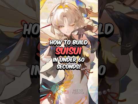 BEST SUISUI BUILD - How To Build Suisui In 60 Seconds #wutheringwaves #wuwa