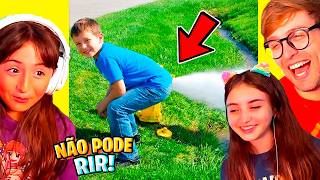 NÃO RIA das PESSOAS MAIS AZARADAS e BURRAS do SHORTS e TIKTOK no TENTE NÃO RIR SUPREMO!
