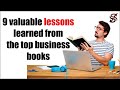 9 valuable lessons learned from the top business books