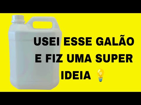 GALÃO DE 5 LITROS /ORGANIZAÇÃO #viral #youtube