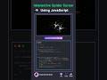 🕷️ Interactive Spider Cursor Animation Using JavaScript 💻✨ #htmlcss #programming #animation #linux