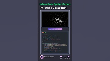 🕷️ Interactive Spider Cursor Animation Using JavaScript 💻✨ #htmlcss #programming #animation #linux