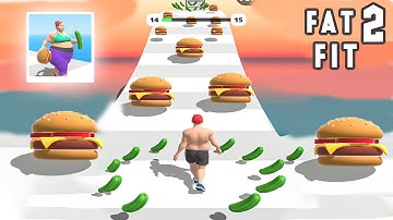 Fat 2 Fit! 🍔🍕👧 - All level Android, Ios Gameplay (Level 13-14) | Game by Voodoo