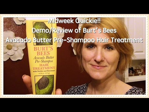 midweek-quickie!!-review/demo-of-burt's-bees-avacado-butter-pre-shampoo-hair-treatment