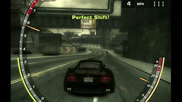 need for speed most wanted (2005) drag race in db9. laptop review soon