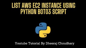 List AWS EC2 Using Python Boto3 Script