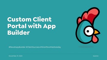 Building a Smarter Client Portal with Rewst App Builder | Workflow Wednesday