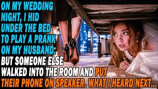 On My Wedding Night, I Hid Under The Bed To Prank My Husband. Who Walked In Was....