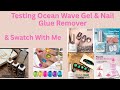 Swatching XEIJAYI New Glazed Cat Eye &amp; More! Testing Born Pretty Ocean Wave Gel &amp; Nail Glue Remover