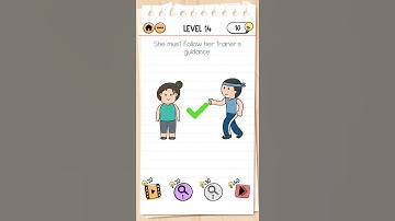 Fitness with Cindy Level 14, she must follow her trainer