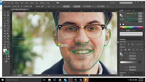 Adobe Illustrator CC 2017 tutorial  How to design a Flat Avatar with details from your image