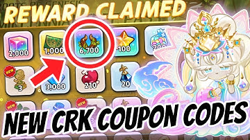 New CRK Codes 😱 Redeem Now in Cookie Run Kingdom!