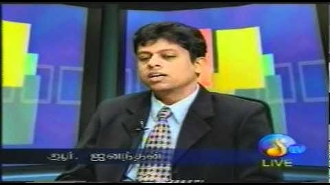 Jananthan Interviewed in Deepam TV UK Part 01
