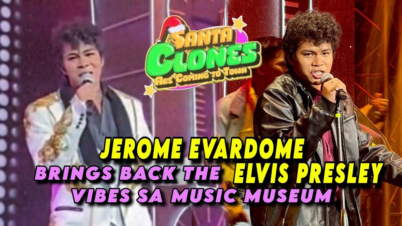 ELVIS PRESLEY, pinadagundong ang MUSIC MUSEUM..?! | JEROME EVARDOME | EAT BULAGA | CLONES