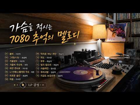 12.7080 추억의 노래.창밖엔 빗소리!… 마음 깊은 곳을 울리는 옛 노래들! 아날로그 감성으로 만나는 아름다운 7080! Oldies But Goodies!LP-Music!