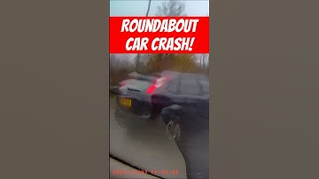 Roundabout car crash caught on dashcam, with a confirmed outcome! Big Jobber explains liability