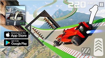 Formula Car Stunt Games Gameplay Walkthrough Part 1 (Android, IOS)
