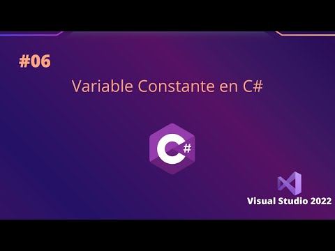 06 - Variable Constante | C# Nivel Básico