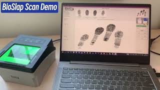 BioID Technologies' BioSlap Ten-print Scanner Scan Demo