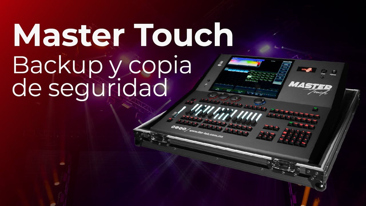 Master Touch Plus Master Touch: Backup, copia de seguridad y nuevo show. - YouTube
