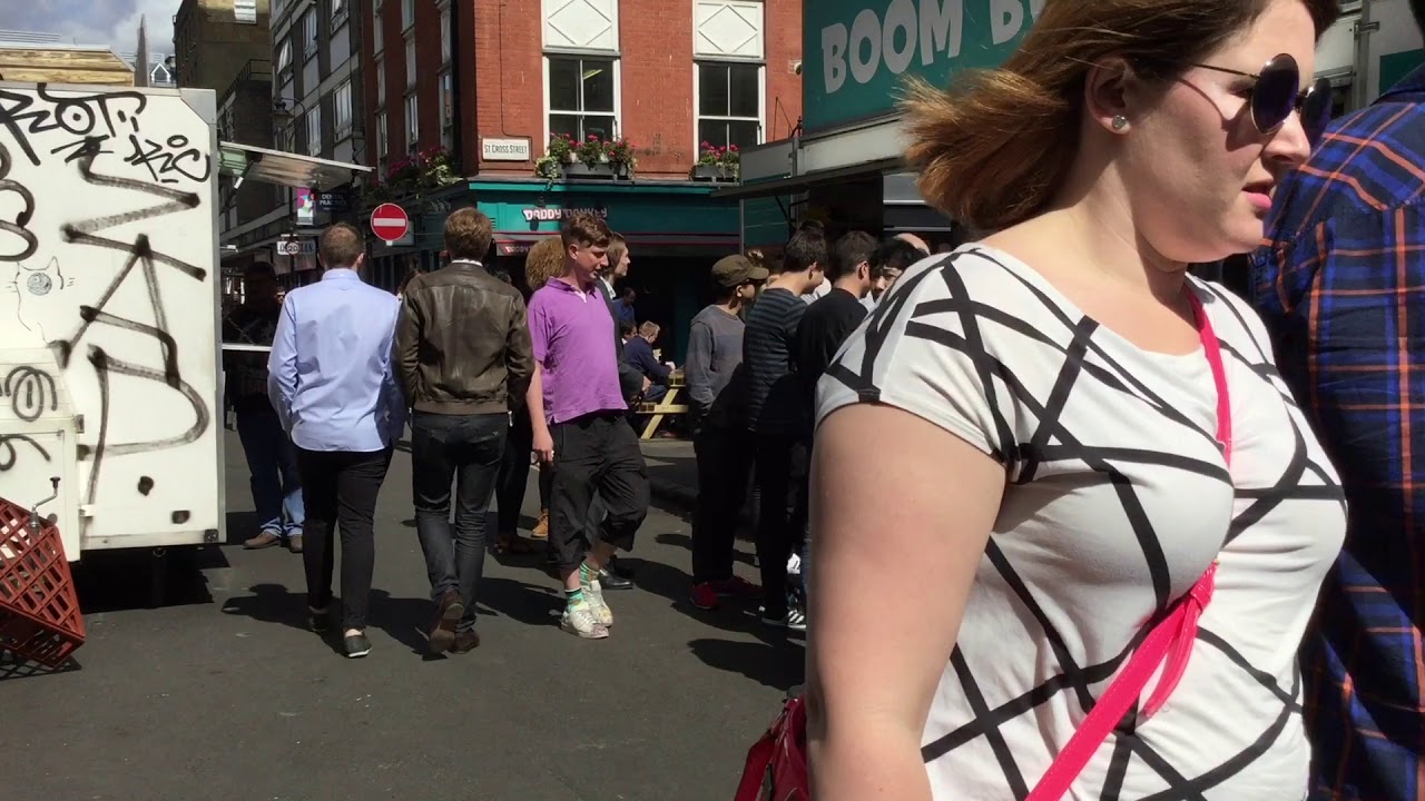 The hustle and bustle of Leather Lane Market