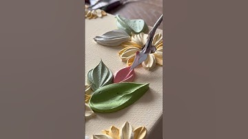 Floral Painting Idea Easy #shortsfeed #flowers #botanical#art #3d #painting #trending