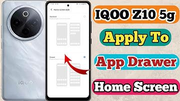 Iqoo z10 5g App Drawer Setting Kaise On Kare // How To App Drawer Setting On Iqoo z10 5g