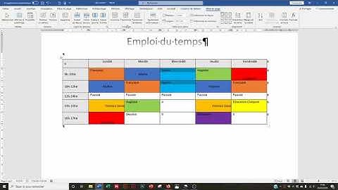 Logiciel Word : Comment fusionner et/ou fractionner une cellule dans un tableau Word ?