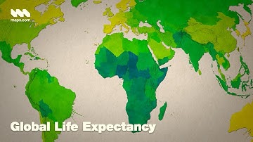Global Life Expectancy | Animated Maps