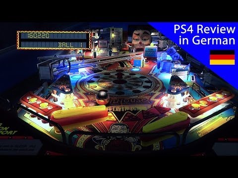 Pinball Arcade - Playstation 4 (PS4) Review auf Deutsch (Alle 22 Launch-Tische, 40 Min. Gameplay)