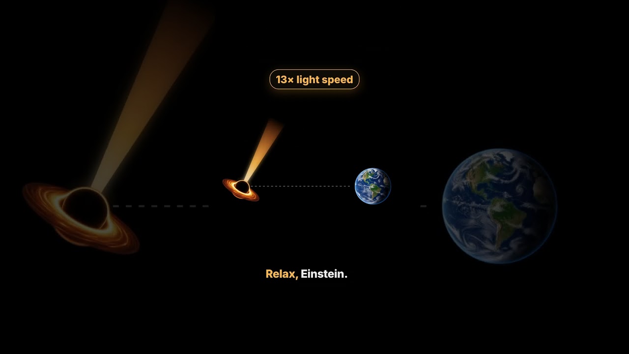 AI Made a Movie of a Black Hole's Jet