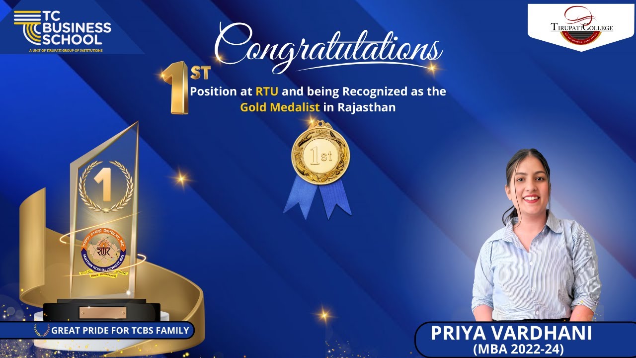 From Classroom to Champion: RTU MBA Gold Medalist Journey