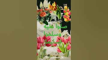تلاوة خاشعة. إن الله وملائكته يصلون على النبي. صلى الله عليه وسلم.