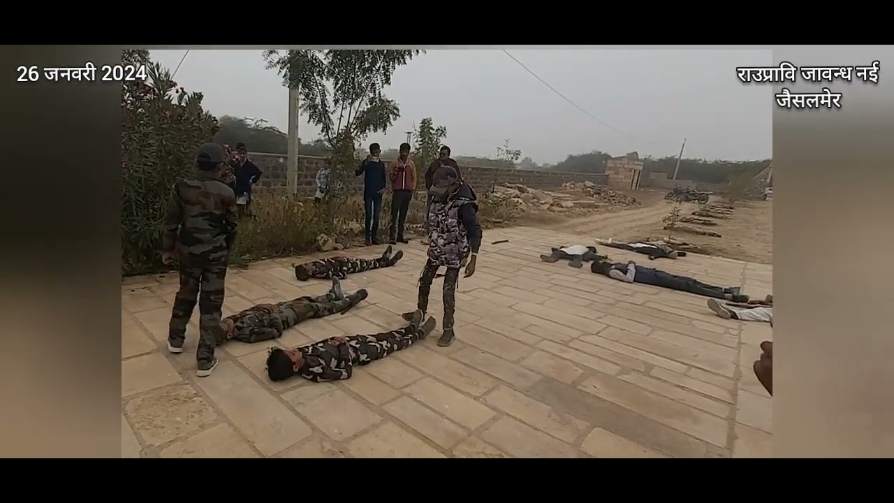 Border Movie Last Fight ll Gups jawandh nai jaisalmer || 26 jan 2024 Program  ll