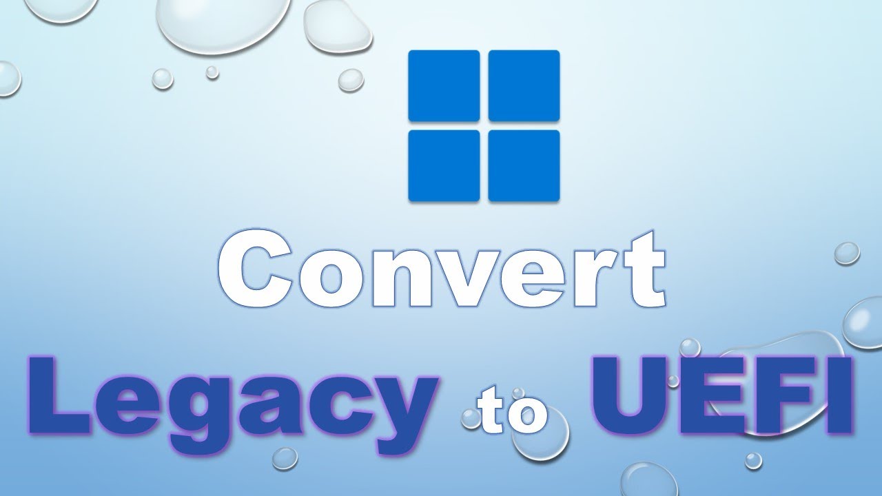 Convert Legacy Bios to UEFI - Install Windows 11 ( All of Your Data ...