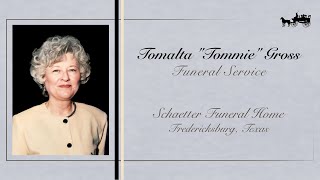 Tomalta "Tommie" Gross - Funeral Service