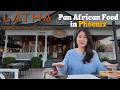 Trying Pan-African Food for the First Time! 🌍 Latha Phoenix Review