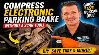 Compress Electronic Parking Brake WITHOUT a Scan Tool (Easy Method!) Mechanics Won’t Tell You This..