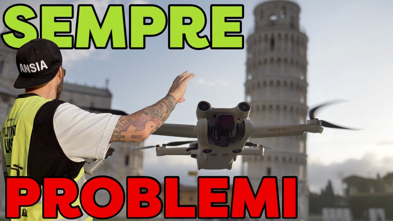 CON IL DRONE A PISA: TANTI PROBLEMI NONOSTANTE I PERMESSI - DJI MAVIC 3 MINI 3 FPV