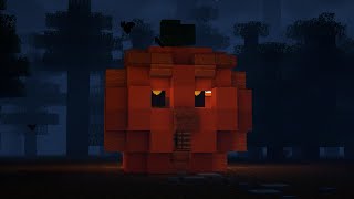 Minecraft Halloween Ideas | Pumpkin House in 50 Seconds